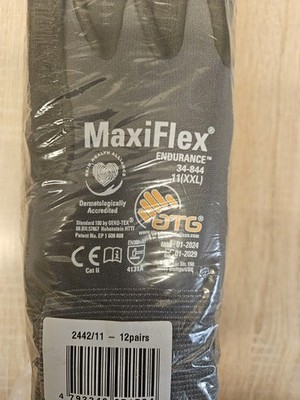 12 PAAR ATG MaxiFlex ENDURANCE 34-844 Montage-Gartenarbeitshandschuhe Gr:11/XXL
