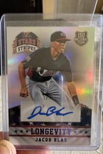 2015 Panini Stars and Stripes - Longevity Signatures Jacob Blas #46 Holofoil /25