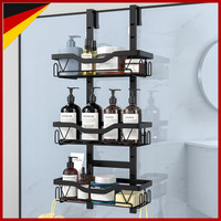 Duschablage Ohne Bohren Schwarz Duschregal HäNgend Shampoo Duschgel Halterung