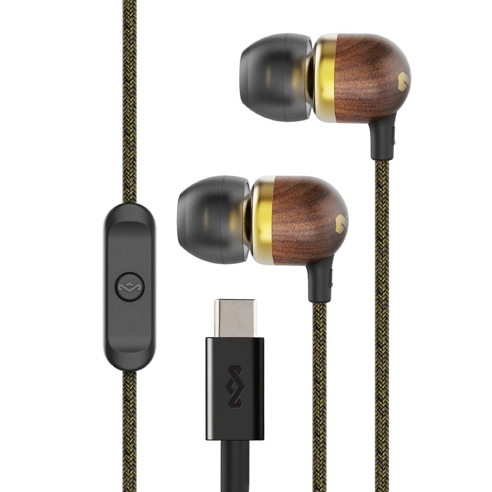 Écouteurs filaires USB-C House of Smile Jamaica sans latence à réduction de bruit