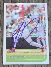 ELI MARRERO Signed 1999 Topps Chrome #358 St. Louis Cardinals Autographed Card
