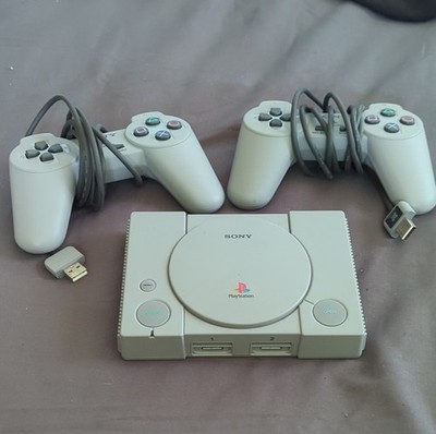 Sony PlayStation Classic Gray Console HDMI USB Wi-Fi 2 Controllers Accessories