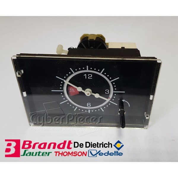 Horloge analogique Brandt C43H003A3 : Lisibilité maximale contre les retards