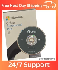 Microsoft Office Professional Plus 2021 1PC, DVD & Product Key, Genuine,Sealed