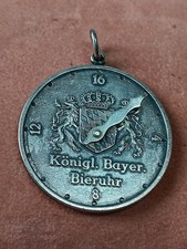 Bieruhr Sterlingsilber- König Ludwig II. Medaille