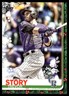 Trevor Story 2019 Topps Holiday #HW56 Rockies MLB READ FREE SHIP AutographDen