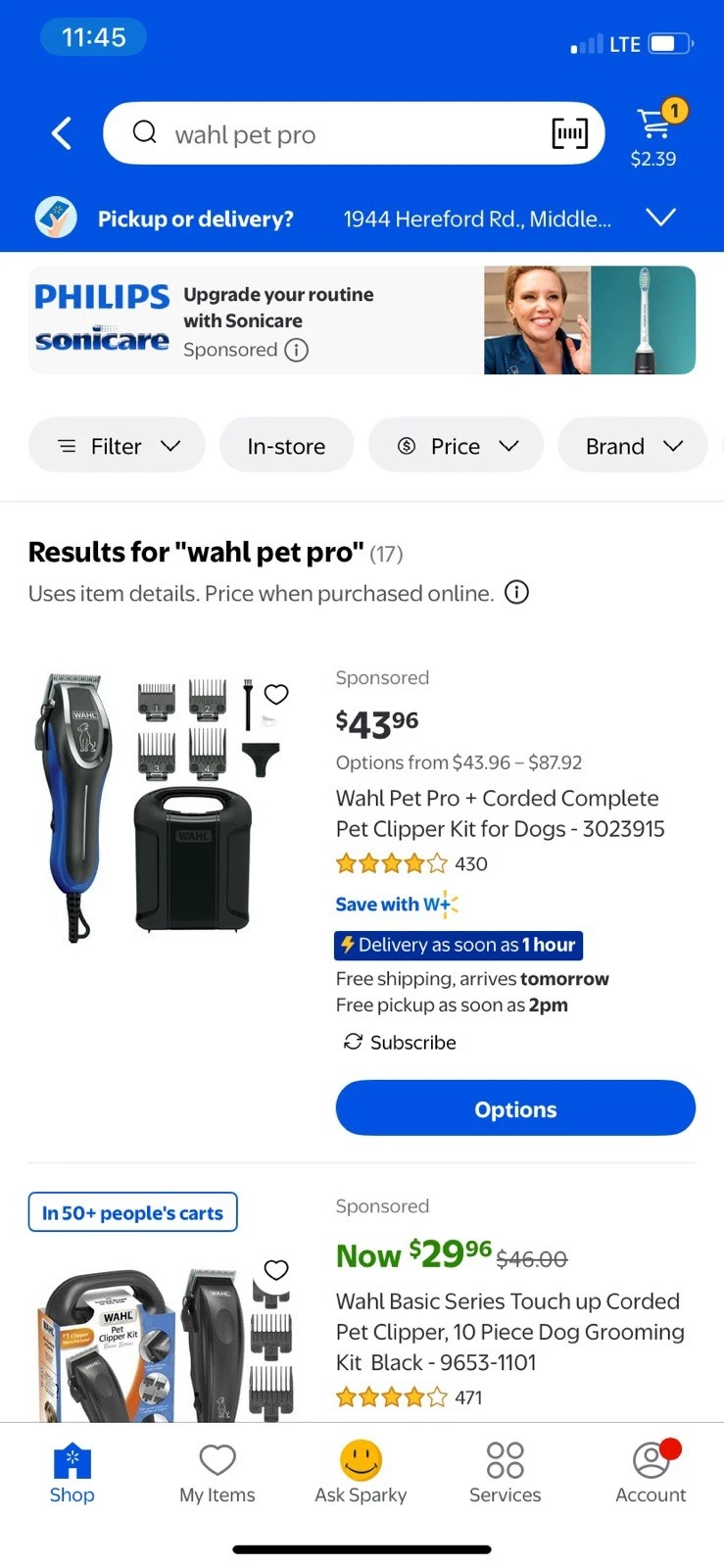 NEW Wahl Pet-Pro + Grooming Kit