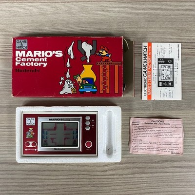 MARIO'S CEMENT FACTORY NINTENDO GAME & WATCH ML-102 MARIO RETRO VIDEOSPIEL