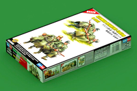 84420 Hobby Boss 1/35, Deutsche Infanterie Ruhend, 4 Figuren, Wwii , Bausatz