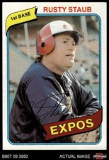 1980 Topps #660 Rusty Staub Expos 7.5 - NM+