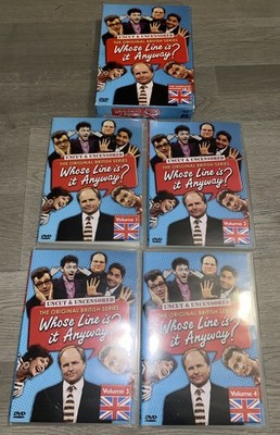 British Whose Line Is It Anyway? Complete Seasons 1 & 2 Uncut DVD 2007 A&E TV
