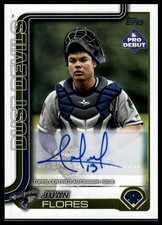 2025 Topps Pro Debut #PD-58 Juan Flores Base Autographs