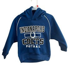 Indianapolis Colts Sweatshirt Hoodie Football NFL Blue Kids 12Mo,18Mo,2T