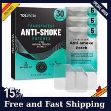 TOLEVITA Anti-Smoke Herbal Patches   7mg, 30 Patches for Reducing Cravings USA..