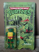 Super 7 ReAction TMNT Teenage Mutant Ninja Turtles Raphael Action Figure