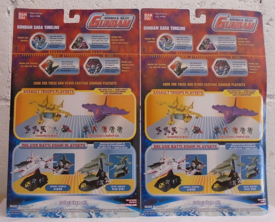 Gundam Mobile Suit Flying Assault Carrier Gau Transporter Midea 4.5" Bandai - Image 2 of 2