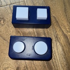 Square Circle Maker Creative Memories Collection Punch Duo Cuts 1-1/4"  1-1/2"