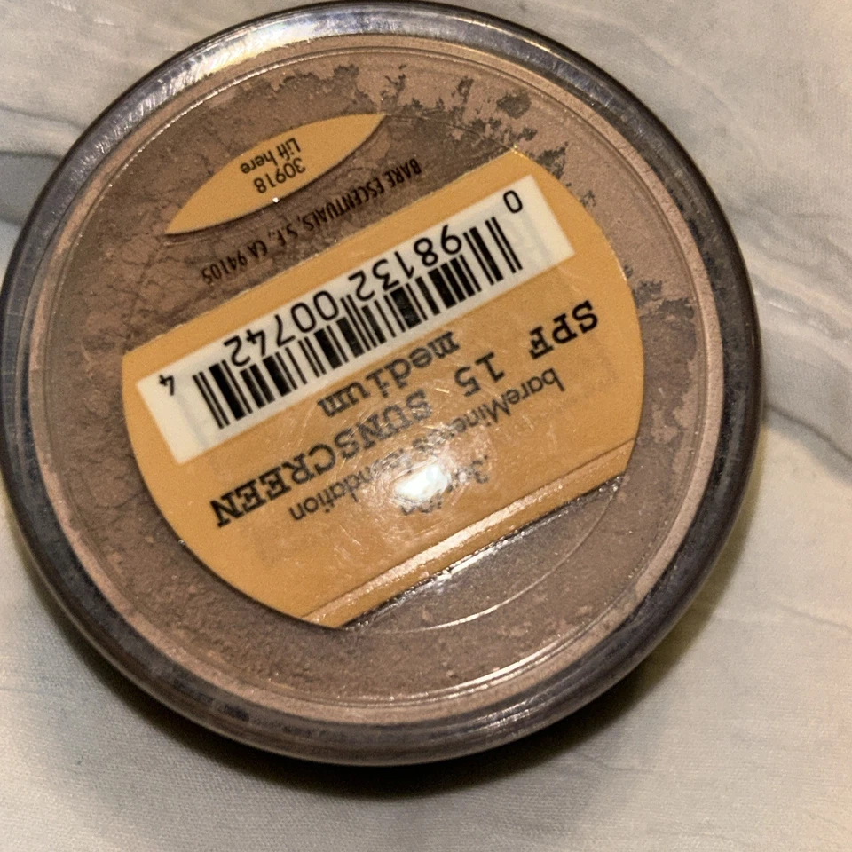 bareMinerals I.D.  Loose Powder Mineral Foundation SPF 15  Medium .3oz Full Sz N - Image 3 of 4