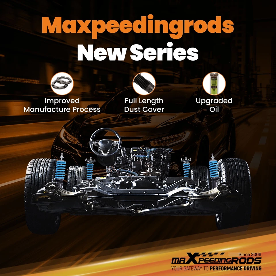 Amortisseurs Combinés Filetés for Mini Mini Clubman R55 Cooper Coilover 2007-14 - Immagine 4 di 4