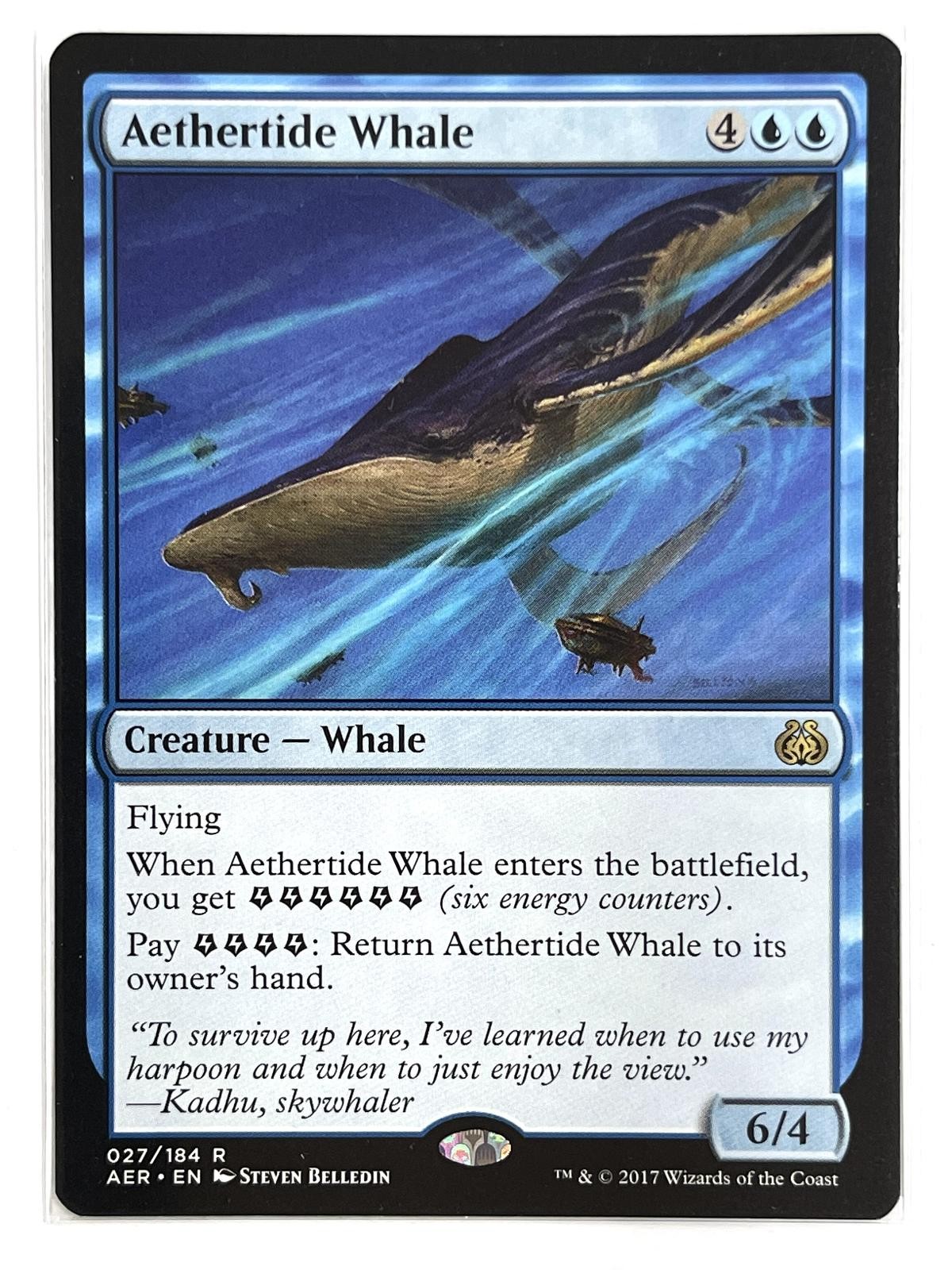 Aethertide Whale 27 Rare Aether Revolt Magic: The Gathering NM