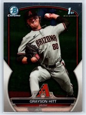 2023 Bowman Chrome Draft Grayson Hitt 1st Bowman Rookie RC #BDC-57