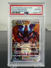 Pokémon TCG PSA 10 GEM MINT Lucario VStar SWSH291 Corona Zenith Promo Inglese