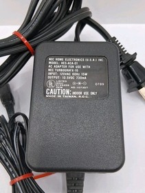NEC TurboGrafx 16 Console AC Power Adapter HES-ACA-01