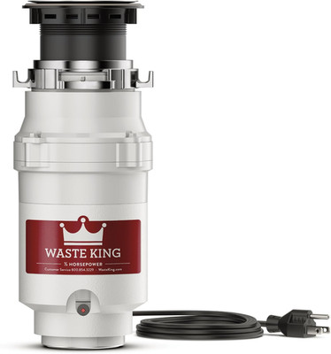Garbage Disposal for Kitchen Sink with Power Cord, L-1001