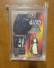 1995 Star Wars POTF2 Tri-Logo Ben Kenobi Long Saber AFA 85 NM+ #11146602