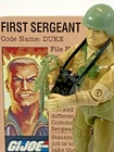 VINTAGE GI JOE ARAH DUKE 1983 MAIL AWAY COMPLETE WITH CARD HASBRO