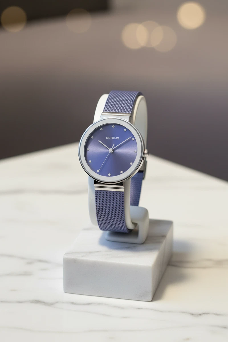 BERING Stainless Steel Band Wristwatches for Women for sale  display picture 2
