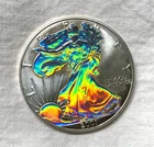 2001 American Eagle Walking Liberty Holographic 1oz Fine Silver