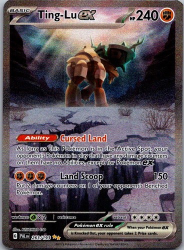 Ting-Lu ex 263/193 Special Illustration Rare Paldea Evolved Pokemon Holo NM