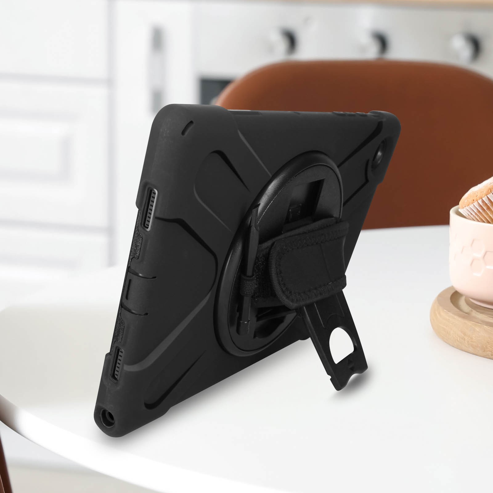Protection Tab A8 10.5 rotative 360 avec support rétractable robuste - 3