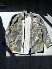 Men's Button-Up Shirt 100 Cotton Realtree Bass Pro Shops, Sz L