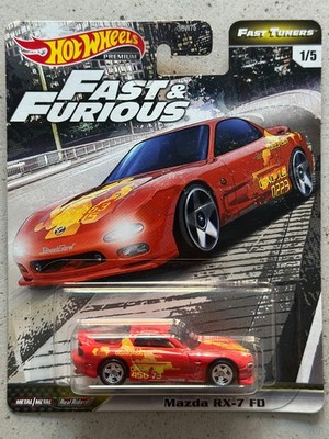 2019 Hot Wheels Fast and Furious MAZDA RX7 FD Fast Tuners Orange Julius 2F2F