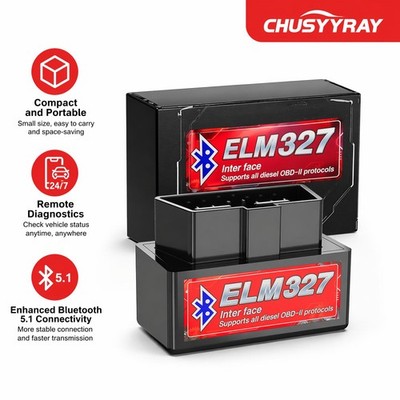 ELM327 Torque_Pro Bluetooth OBD2 OBDII Adapter Car Bluetooth Scanner Code Reader