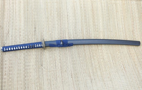 Espada Samurai Katana Táctica Ojo de Serpiente Guerrero Clásica Hecha a Mano - Imagen 4 de 4