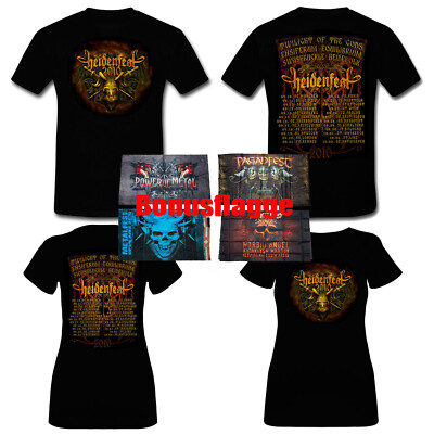 HEIDENFEST 2010 Tour Shirt + Flagge TWILLIGHT OF THE GODS - EQUILIBRIUM - Neu!