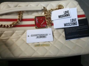 love moschino cream bag