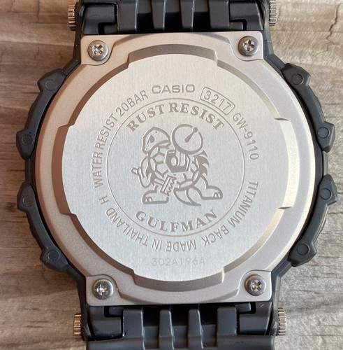 Casio G-shock Gulfman Black Men's Watch - GW-9110-1JF for Casio G-shock Gulfman Black Men's Watch - GW-9110-1JF for