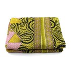 Vintage Quilt Indian Handmade Organic Cotton Bedspread Comforter Bedding Throw