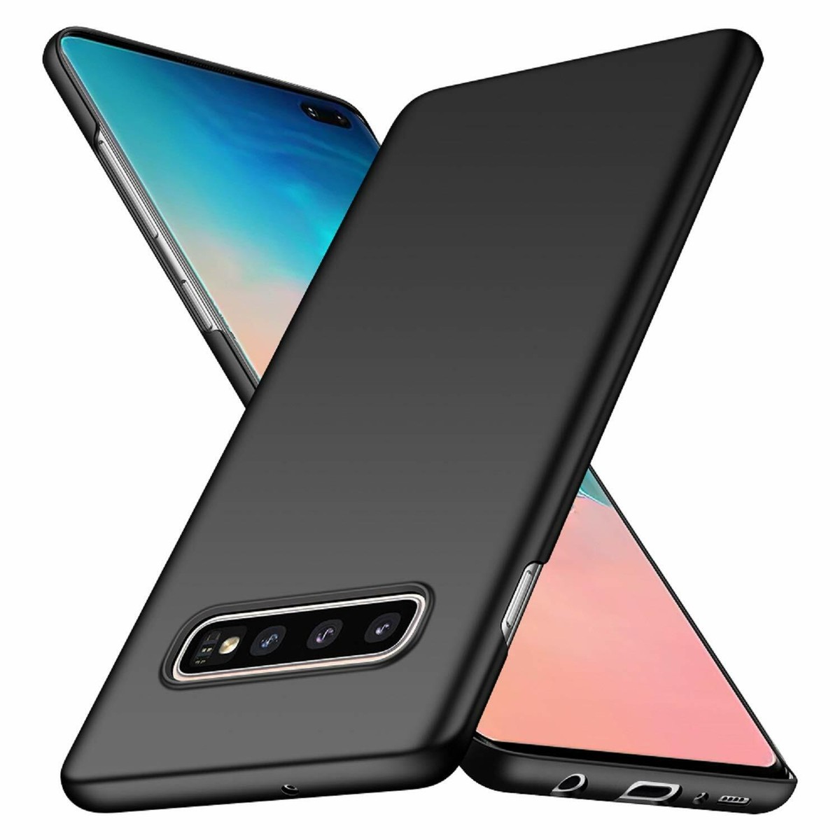For Samsung Galaxy S10+ (Plus) Case Ultra Slim Hard Back Cover Matte Black