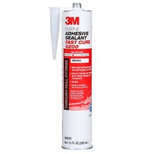 3M Marine Adhesive Sealant 5200FC, Fast Cure, White, 295 mL Cartridge