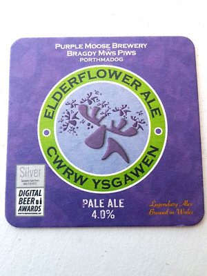 PURPLE MOOSE BREWERY - Holunderblüten Ale / IPA ... Cat No'16 Bierdeckel / Untersetzer