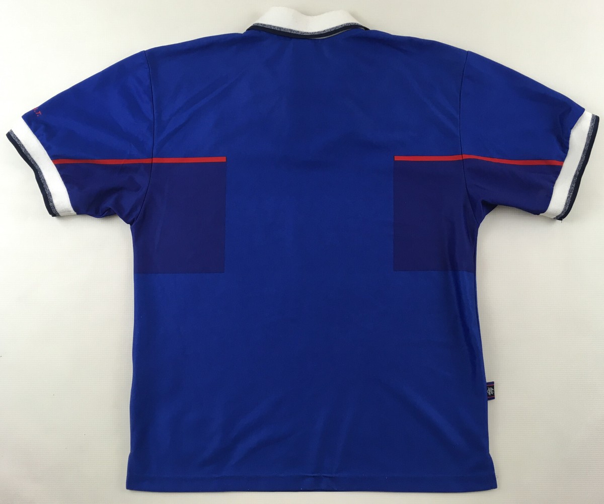Rangers Glasgow 1997 1999 Nike McEwan's Lager home vintage 1990s
