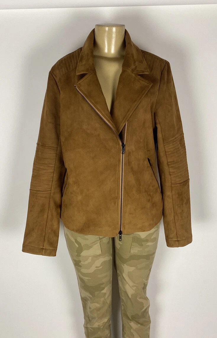 Vegan suede cheap moto jacket