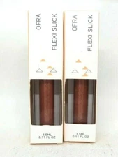 (LOT OF2) OFRA Flexi Slick Lip Creme FAUX - 0.11 fl oz Each x2