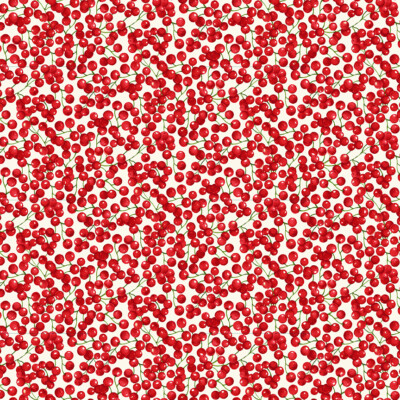 Christmas Fabric | Holly Berry Park Berry Toss Cream | Studio E YARD