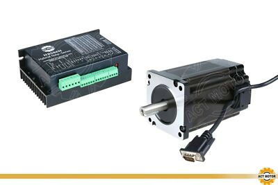 ACT 1PC Nema34 Closed loop motor 34SSM8460 6A 5N.m Φ14mm Servo Encoder&Treiber